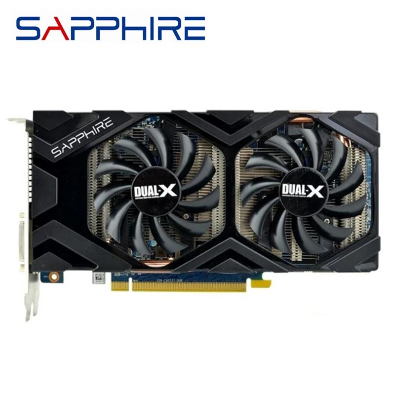 Видеокарта SAPPHIRE R9 270 2 Гб GPU AMD Radeon R9270 экран видеокарты бит для настольного ПК