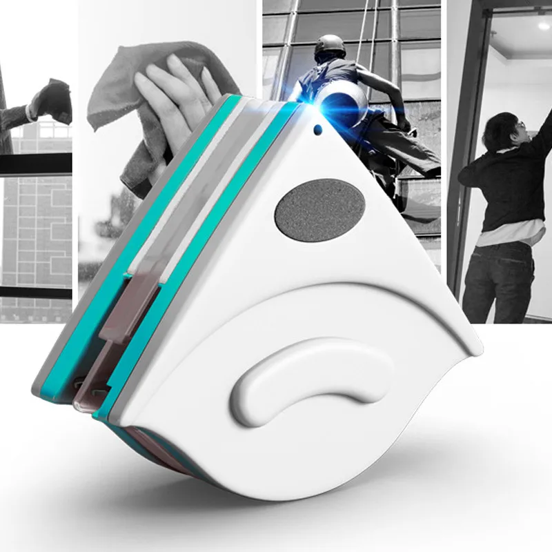 Магнитная щетка для мытья окон двусторонний бытовой прибор чистки стекол 3 30