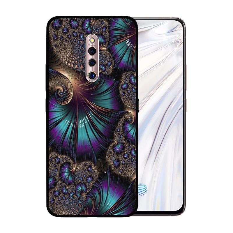 Мягкий силиконовый черный чехол ТПУ для VIVO X27 Pro X23 X21 X20 X7 X9S Plus Fantasy Ретро Винтажный