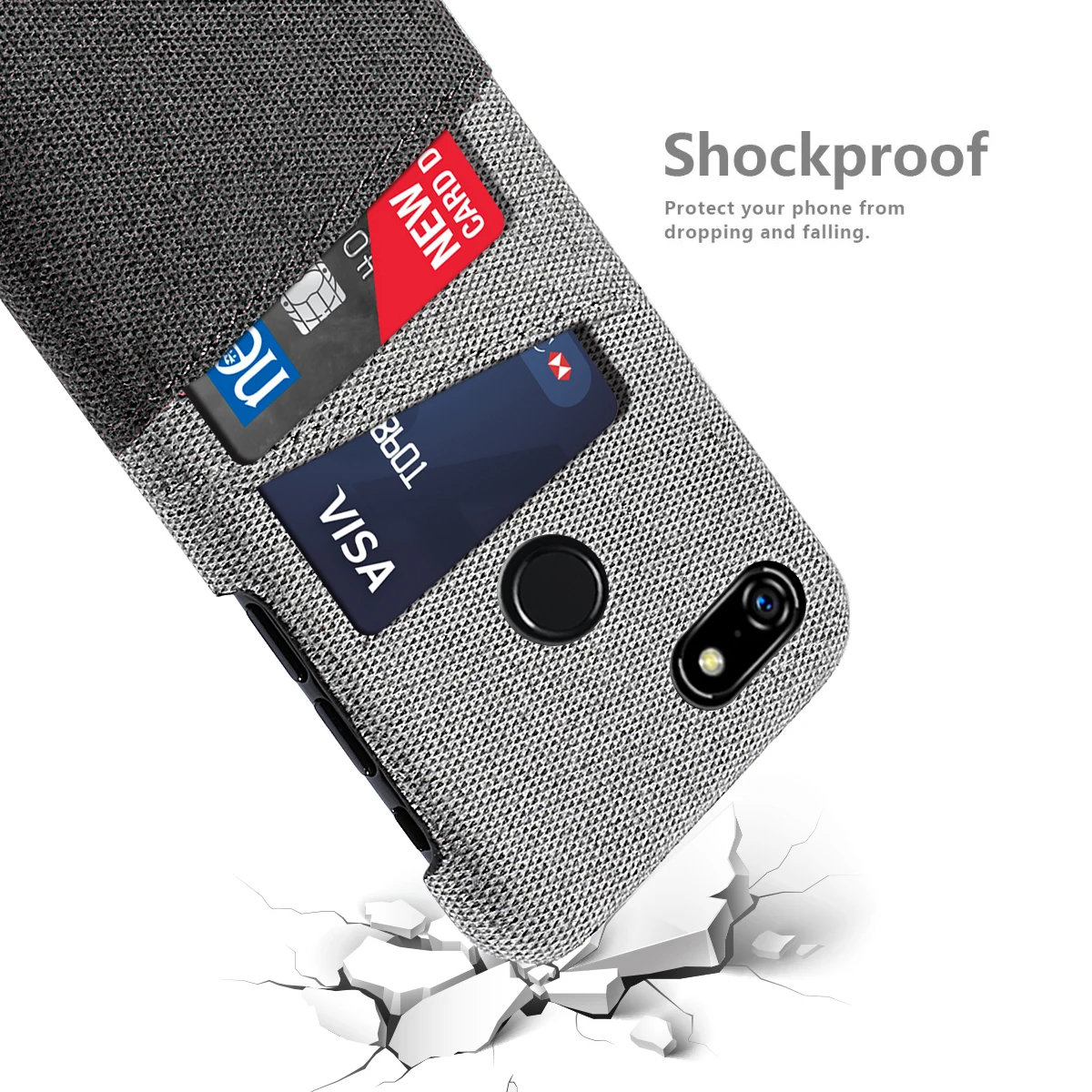 Для Google Pixel 3A чехол для телефона Тонкий Жесткий ПК ткань защитная войлочная XL слот