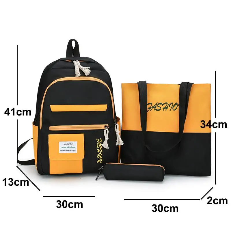 

School Bag Female Simple Backpack Children School Bags for Teenage Girls Backpack Student Bookbag Large Capacity Travel Rucksack