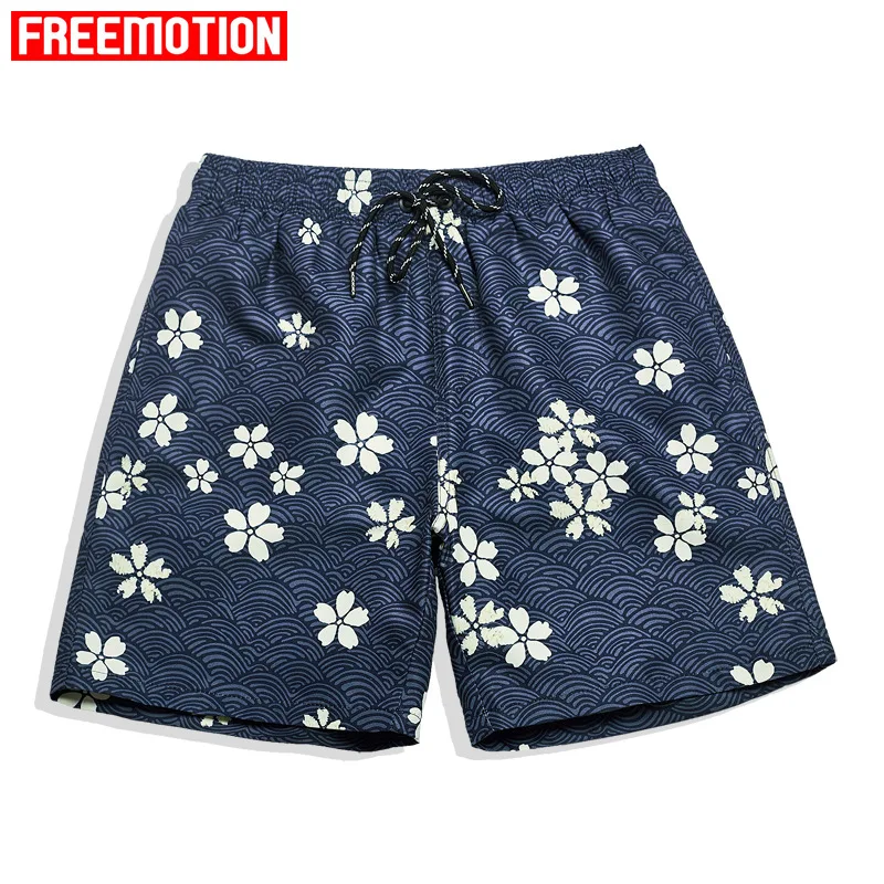 

NEW Mens mens summer Flowers print Sweatpants swimming Board Beach swim surfing Mens Shorts Bottoms swimwear nylon Quick Drying