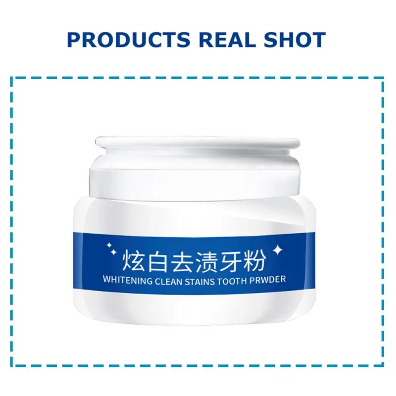 

30g Whitening Clean Stains Tooth Powder Bright Teeth Oral Care Teeth Cleaning Fresh Breath Remove Tooth Stains Supplies