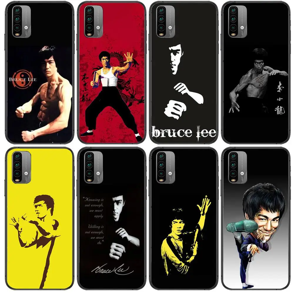 

Bruce Lee Chinese Kongfu Phone Case For XiaoMi Redmi 11 lite 9C 8A 7A Pro 10T 5G Anime Cover Mi 10 Ultra Poco M3 X3 NFC 8 SE