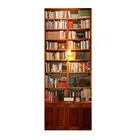 Ретро-наклейки на дверь шкафа, книжную полку, дверь, Настенная роспись, обои, наклейки, съемные наклейки для украшения дома