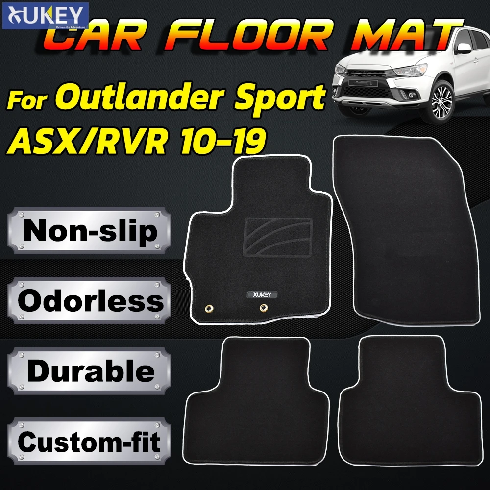 Для Mitsubishi ASX RVR Outlander Sport 2010 2019 пользовательский автомобильный коврик