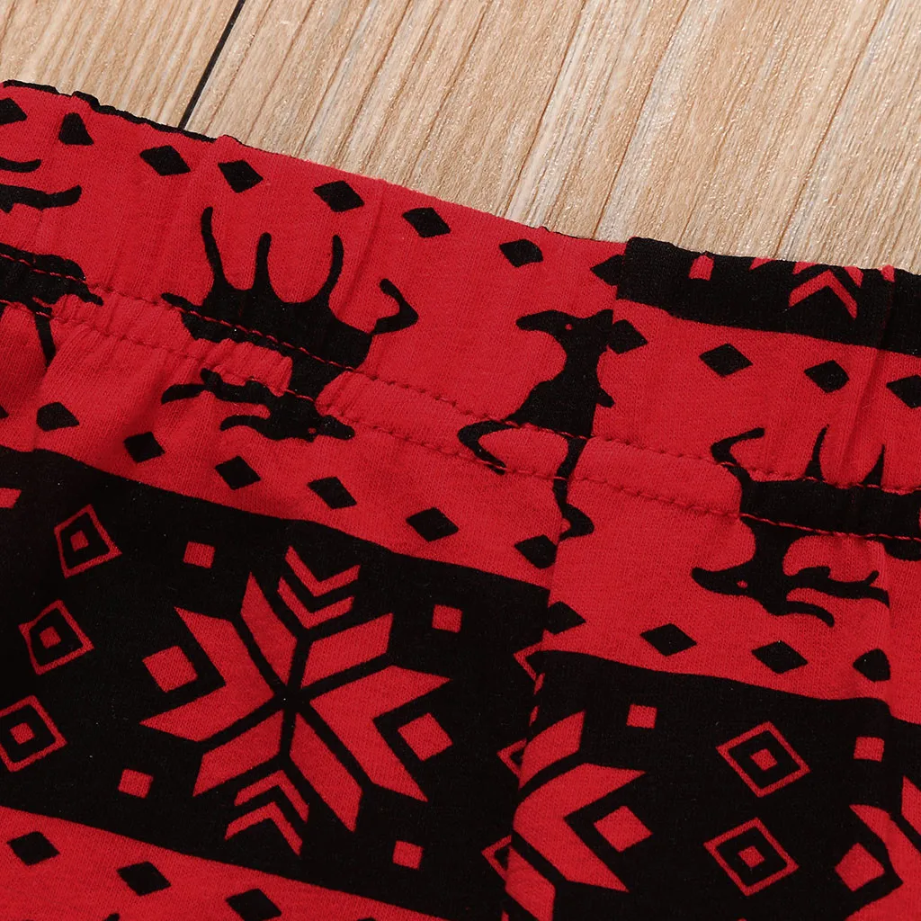 Рождественская Одежда для новорожденных девочек и мальчиков комплект из 3