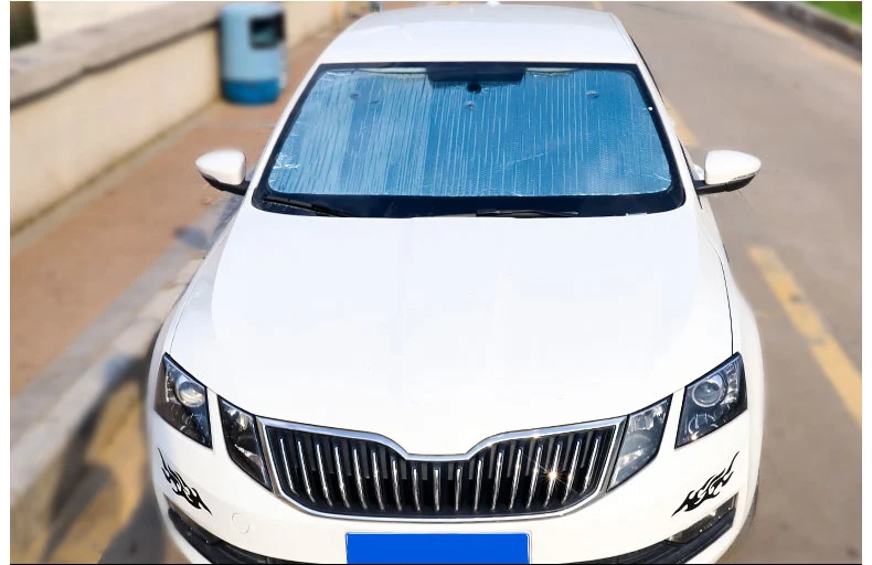 Lsrtw2017 окна автомобиля козырек от солнца коврик теплоизоляция для Skoda Octavia A7 аксессуары для интерьера