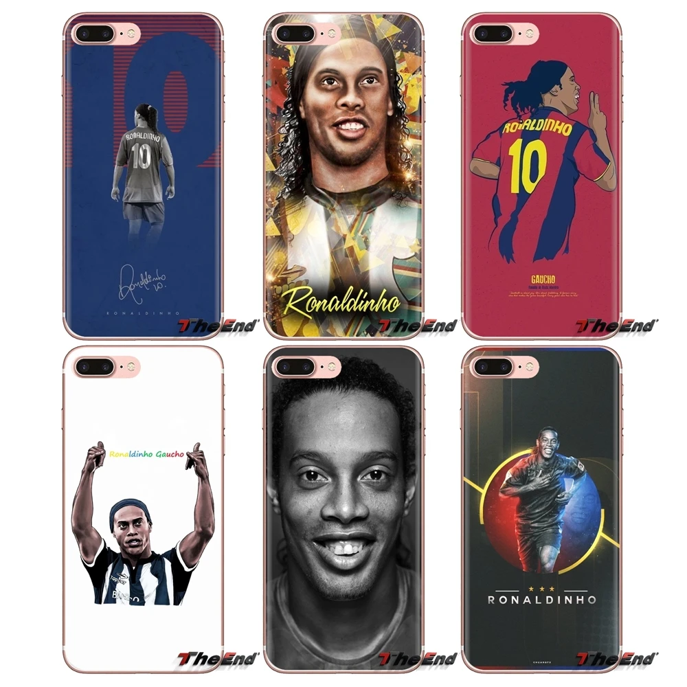 Модный футбольный мяч Ronaldinho для Huawei G7 G8 P7 P8 P9 P10 P20 P30 Lite Mini Pro P Smart Plus 2017 2018 2019 чехол