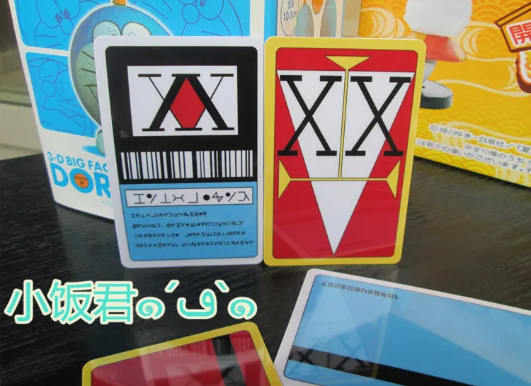 Hunter x лицензионная Карточка Бесплатная японская аниме (бумага stcker или ПВХ)|hunter