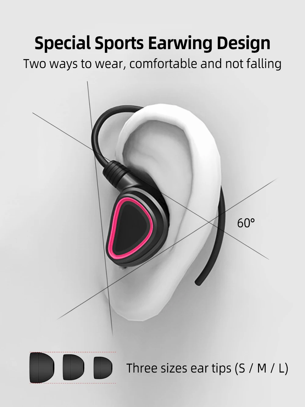 Новые спортивные беспроводные наушники, наушники Bluetooth 4,1, стерео наушники с шумоподавлением и зарядным устройством для бега, Android PC