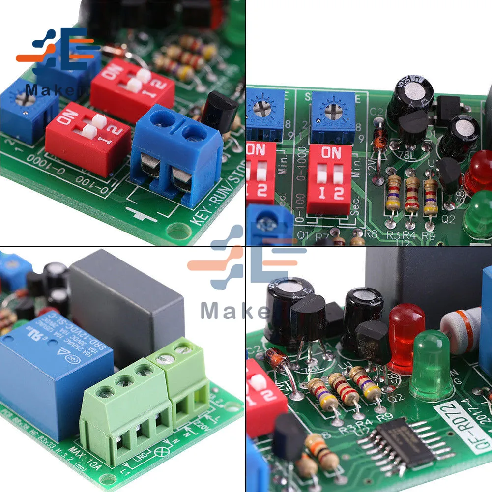 AC 100V-250V 100V 110V 120V 220V 230V 240V цикл повторить вкл/выкл триггерный релейный модуль с