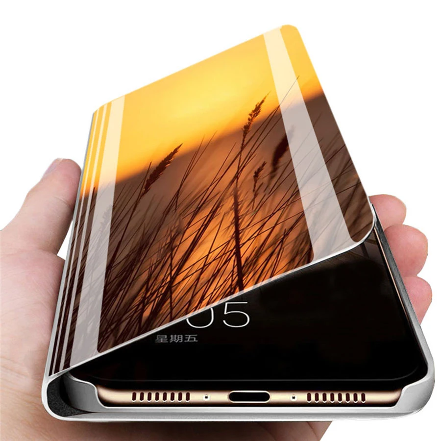Зеркальный флип-чехол для телефона Apple iPhone 11 Pro Max 7 8 6 6S Plus 10 стационарные чехлы для iPhone XR XS MAX X защитная крышка