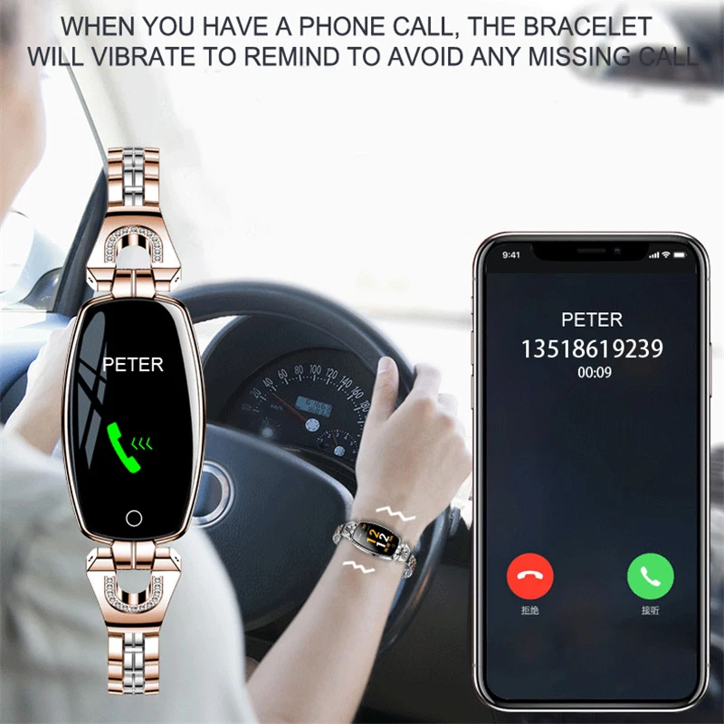 Водонепроницаемый смарт-браслет H8 IP67 монитор сердечного ритма во время сна