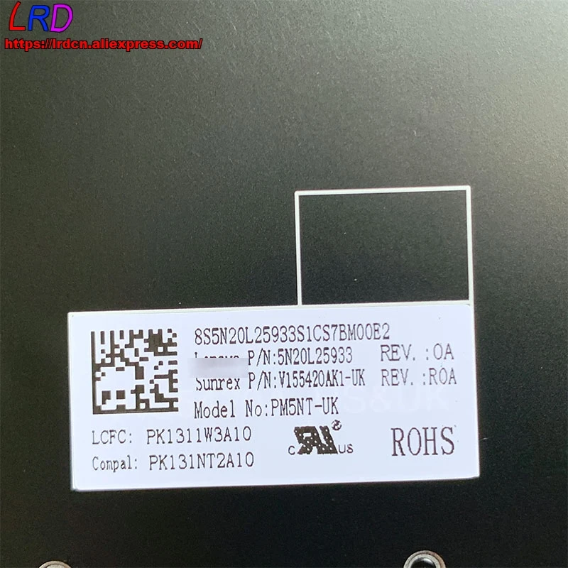 Английская клавиатура для Lenovo Ideapad 110-15ISK 110-17 V110-17 IKB ISK ACL ноутбука 5N20L25933 5N20L25939