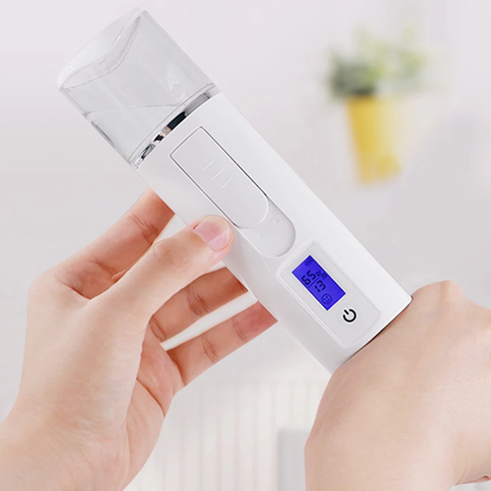 

30ml Nano Spray Facial Steamer Portable Steam Face Handheld Steaming Humidifier Face Humidifier Instrument Spot Cleaner