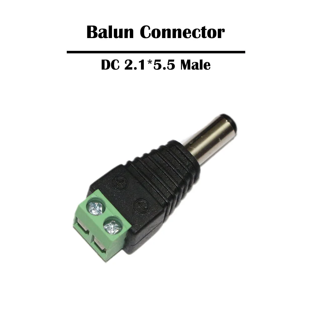 Комплект из 2 предметов 5 шт. коаксиальный Cat 5e кабель BNC Видео балун переменного
