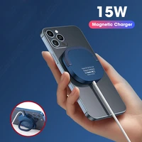 magnetic wireless charger for iphone 13 12 pro max mini 15w qi fast charge for samsung usb c pd adapter original magnet charger
