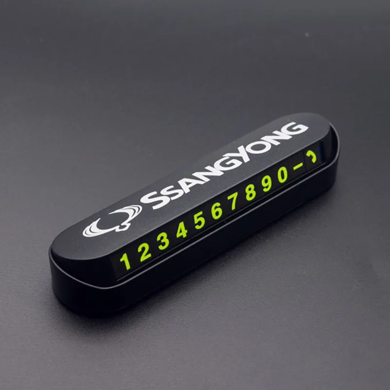 Автомобильный Стайлинг карточка с телефоном для временной парковки номерного