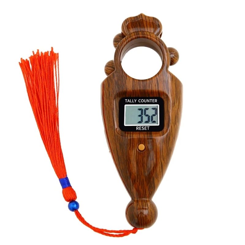 

Digital Beads Counter Safe Plastic Lightweight Practical Beads Counter with Tassel Portable Frien ds Family