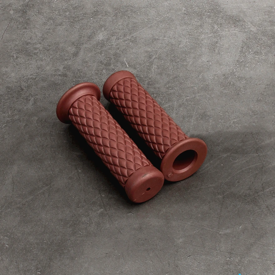 Резиновый винтажный 22 мм мотоцикл руль Ретро pitbikes универсальные Мотоциклетные