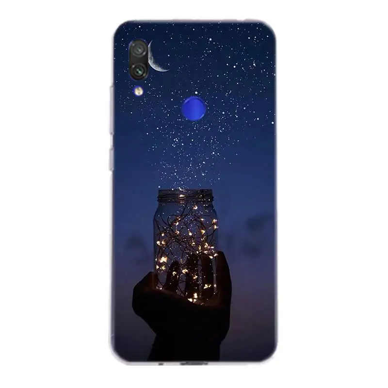 Starry landscape Silicone Case For Xiaomi Redmi Note 8 7 6 Pro 5 4 4X 5A Plus Xiomi 9T 9SE Lite A1 A2 Cover |