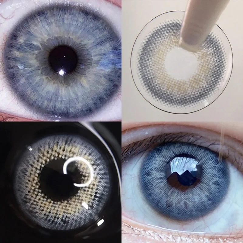 Контактные линзы EYESHARE Серия 2 шт./пара KING цветные контактные ed косметические для