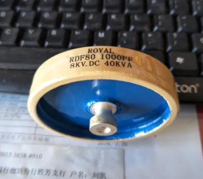RDF80 1000PF 8KV.DC 40KVA высокочастотная машина, высокочастотная Высоковольтная высокомощная керамическая фотомагнитола