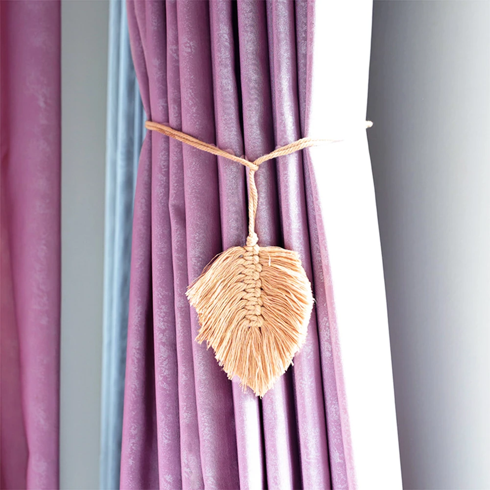 Новые богемные украшения для дома драпировка завязки штор ручной работы