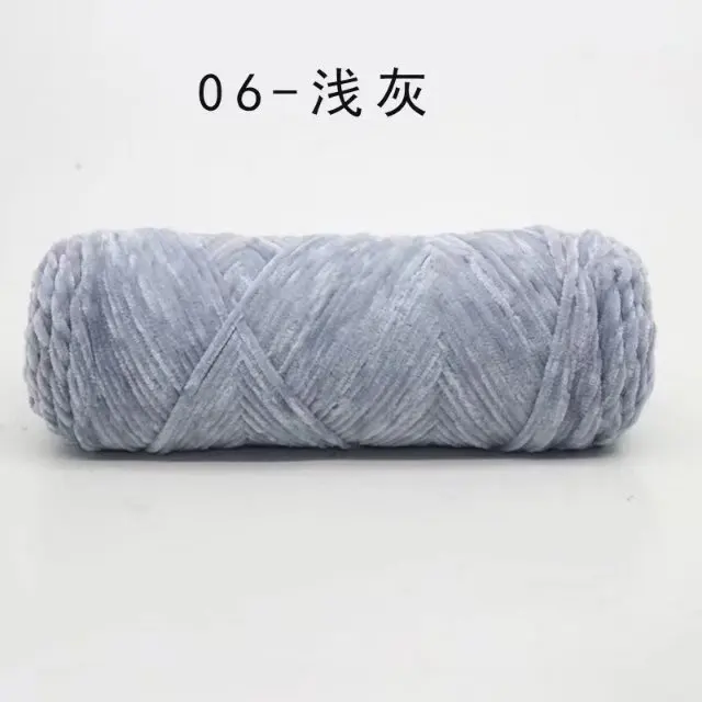 Крупная супермягкая ручная теплая 100 г бархатная синель оптовая продажа свитер