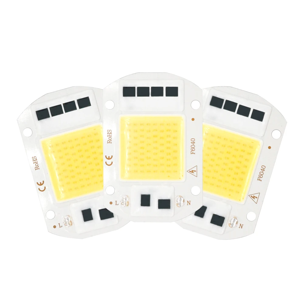 AC220V 5W 10W 20W 30W 50W Lámpara LED COB chip Engine Smart IC Chips For DIY LED Floodlight Spotlight Lamp