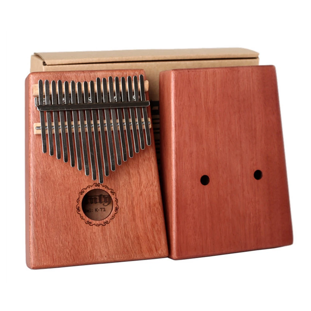 17-клавишным Kalimba игрушечное пианино игрушка мини тела деревянный палец Набор