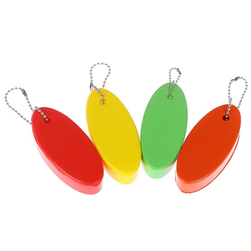 1PC Soft Floating Foam Buoyant Keychain For Oval Keyring Key Kayak Canoe Rafting surf accessory |