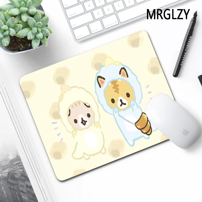 

MRGLZY Anime Cat DropShipping Multiple Sizes Small Mouse Pad Carpet Gamer Mini PC Gaming Accessories Office MousePad LOL DeskMat