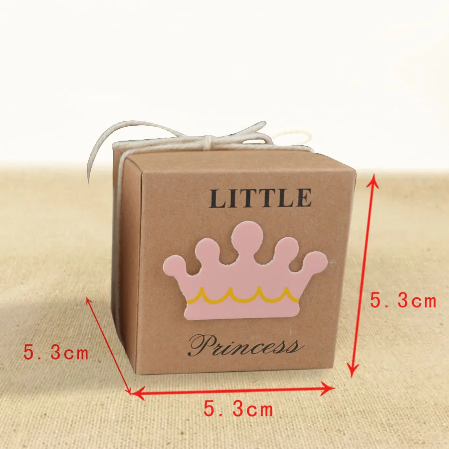 10 шт. DIY винтажная коробка для конфет из крафт бумаги принцессы креативная