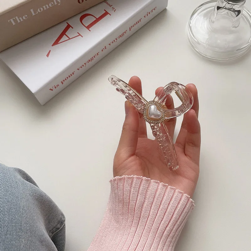 

Women Barrettes Acetic AcidHair Claws Hair Accessories Hairclips Hairpins Ladies Hairgrip Headwear Girls Ornaments Crab Bands