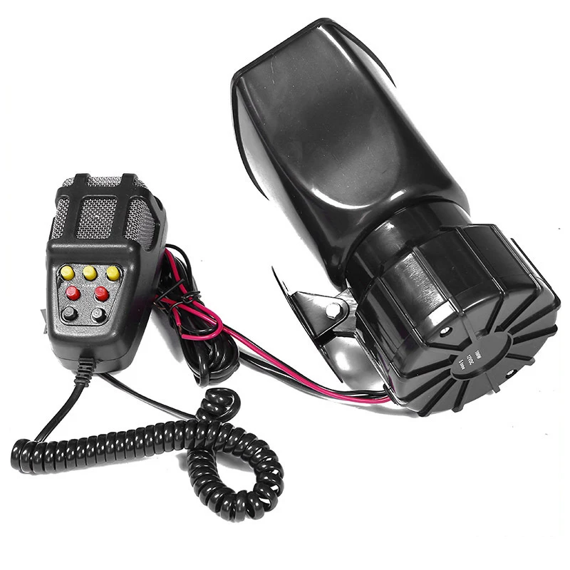 100W Tone Sound Car Emergency Siren Alarm Horn Mic PA Speaker System Amplifier Hooter 12V | Автомобили и мотоциклы