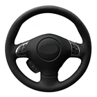 Искусственная кожа черного цвета для Subaru Forester чехол рулевого колеса автомобиля-2008, Impreza 2012-2008, Legacy 2011-2008, необходима 2, 2010