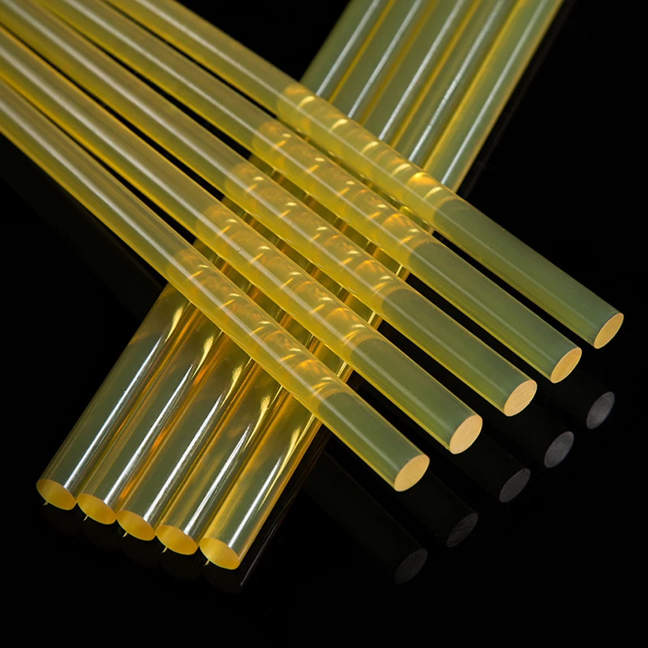 

10Pcs/Lot 7/11x240mm Hot Melt Glue Stick 7mm Yellow Glue Sticks for Electrical Glue Gun Car Repair Strong Viscosity Glue Stick
