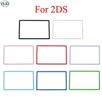 yuxi for 2ds top upper lcd screen lens plastic cover replacement part for nintend 2ds
