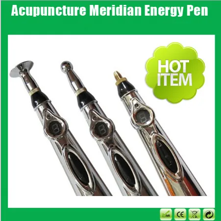 Electronic acupuncture pen Electric meridians Laser Acupuncture machine Magnet Therapy instrument Meridian Energy Pen massager |