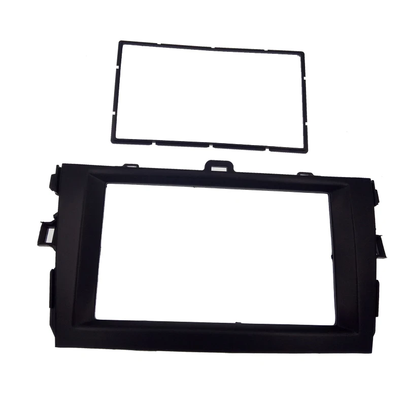 Автомобильный gps DVD рамка радио фасции для Toyota Corolla 2008-2010 панель тире монтажный 2Din Установка отделка комплект