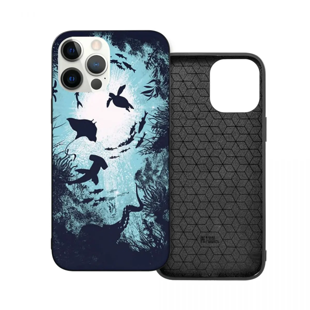 

Стеклянный чехол Ocean PC из ТПУ для телефона iPhone 13 12 11 Xs Xr X Pro Max Mini 7 8 Se2 Plus 6 6S