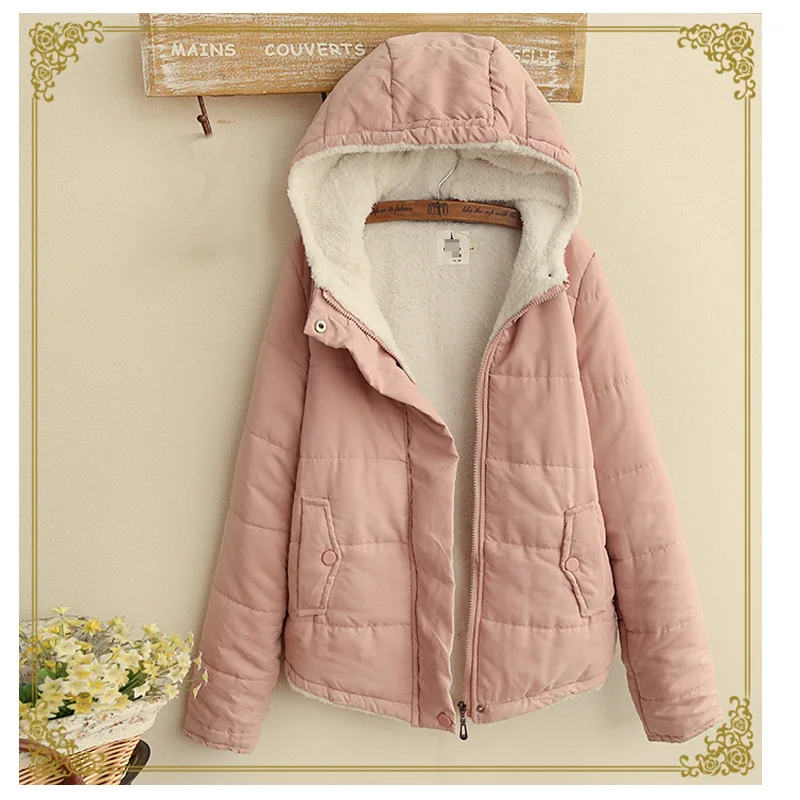 Jacket Women New Women Parkas Autumn Winter Cotton Warm with A Hood Parka Jacket Casual Wool Clothing Outerwear  Winter