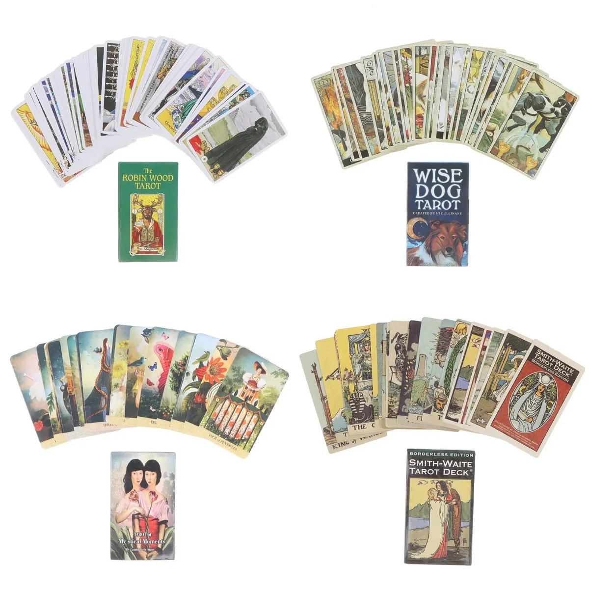 

The Robin Wood Tarot, карты с изображением ораклов вечерние партия пророчеств, гадания вечерние настольная игра, бумага для покера, 5 типов