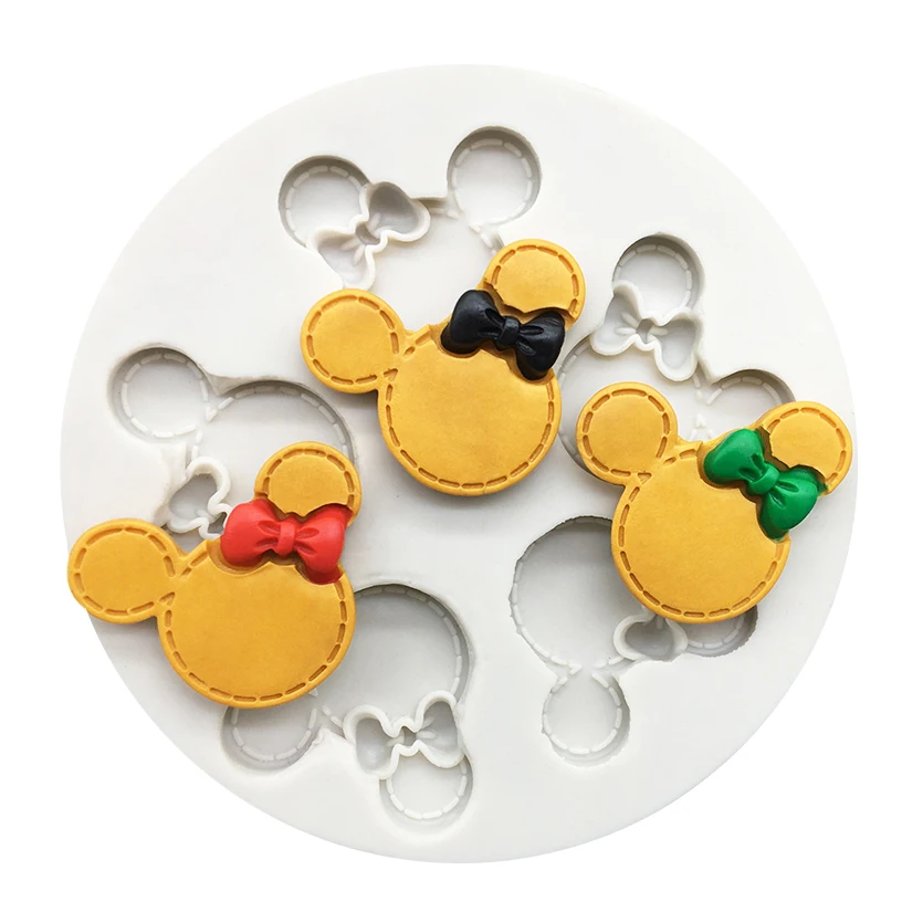 Бант бант мышь силиконовая форма для поделок полимерные инструменты кексов