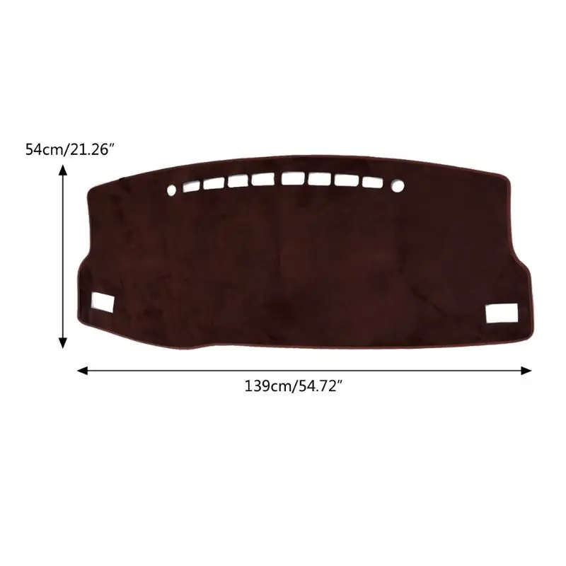 

Car Dashboard Carpet Mat Non-Slip Flannel Sun Shade Cover Pad for toyota COROLLA Anti-Reflective Decoration