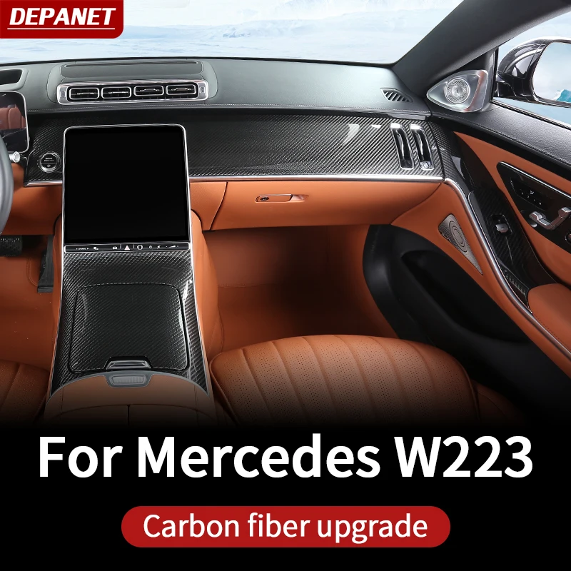 

Отделка подстаканника для 2021 Mercedes w223 S series 400 450 550 480 аксессуары для внутренней отделки