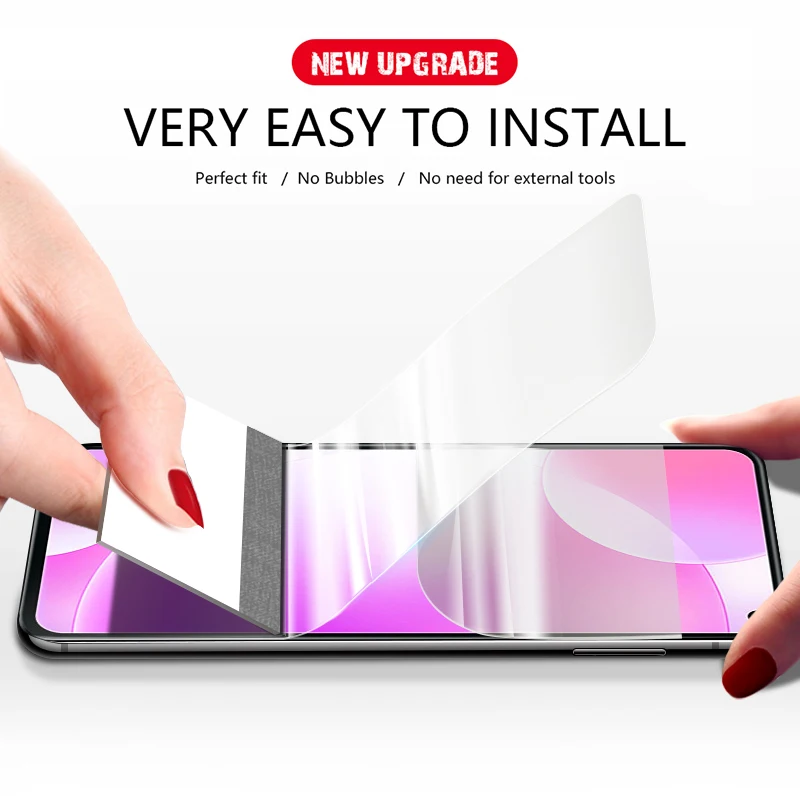 Изогнутая 3d пленка CHYI для Xiaomi Redmi K30i защитная с полным покрытием нано