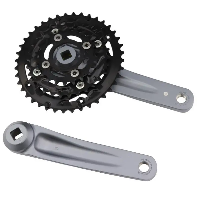 Kuulee Shimano FC-M3000-8 9/27 скоростной горный велосипед скорость квадратное отверстие